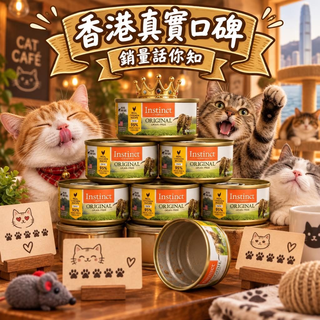 Instinct 本能評價:用 PetChill 真實銷量數據睇香港貓奴口碑