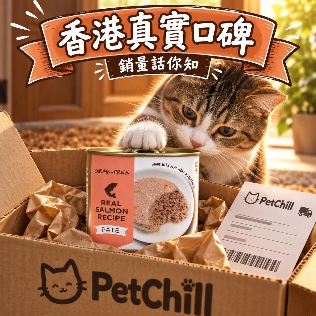 開箱一刻:貓爪放喺第一罐 Instinct 上