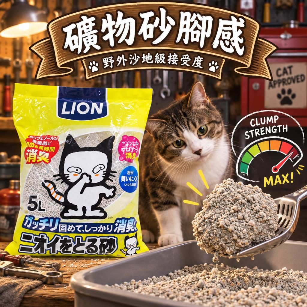日本獅王 LION Pet 強勁消臭礦物砂