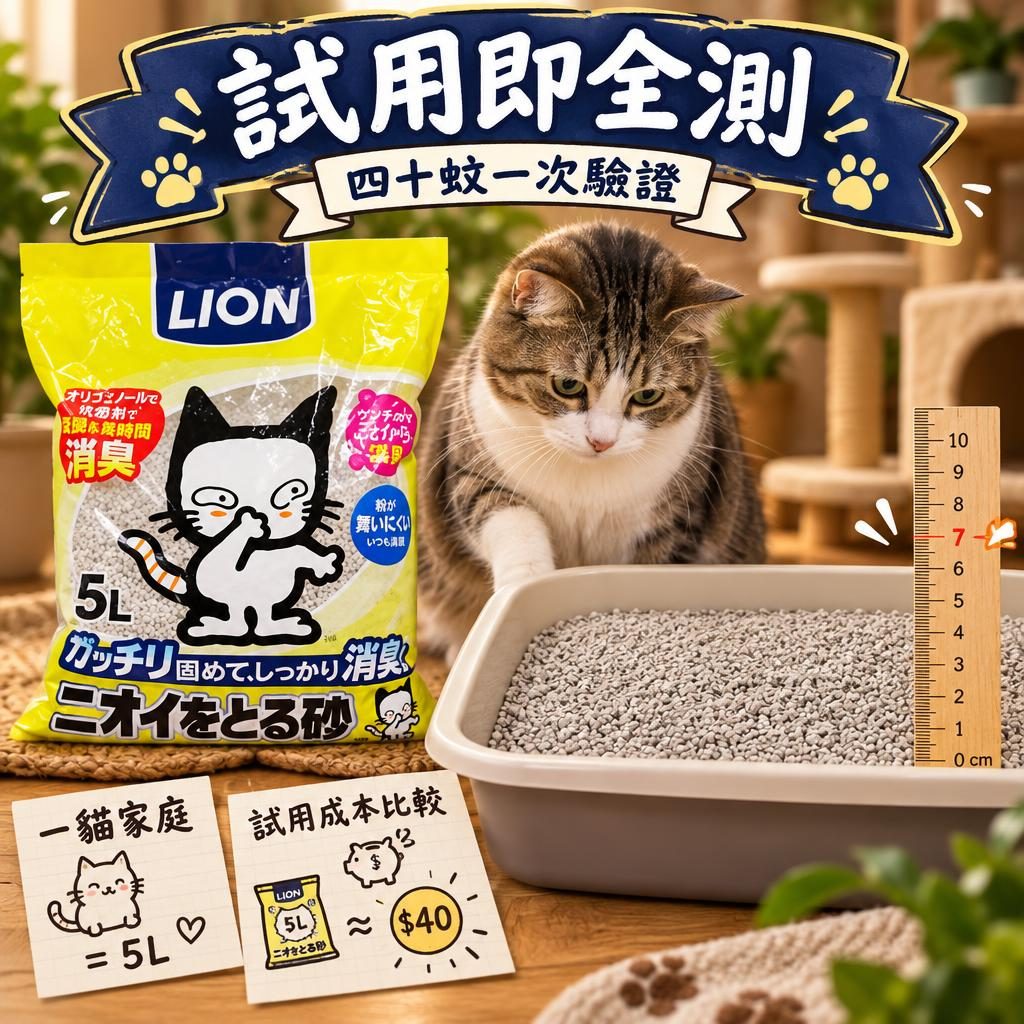 試用即全測｜四十蚊一次驗證