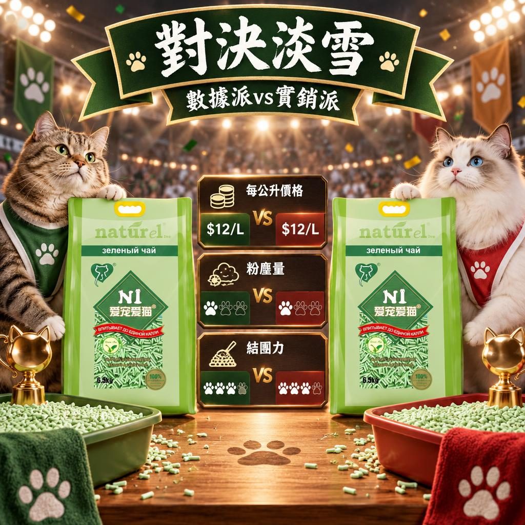 N1 富士姬汪喵星球點揀?三大豆腐貓砂品牌比較(2026 銷量版)