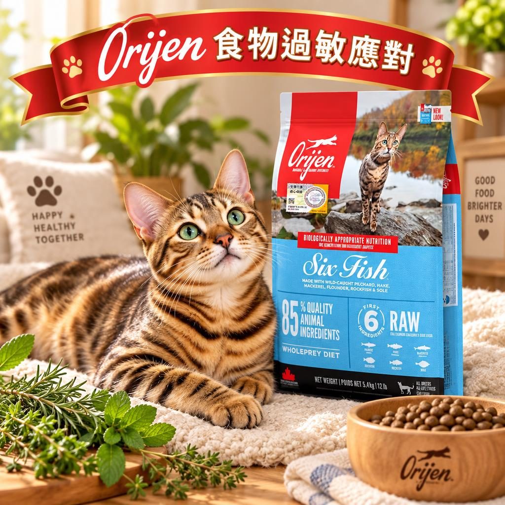 渴望寵物食物過敏應對策略|Orijen低敏配方與排除飲食法