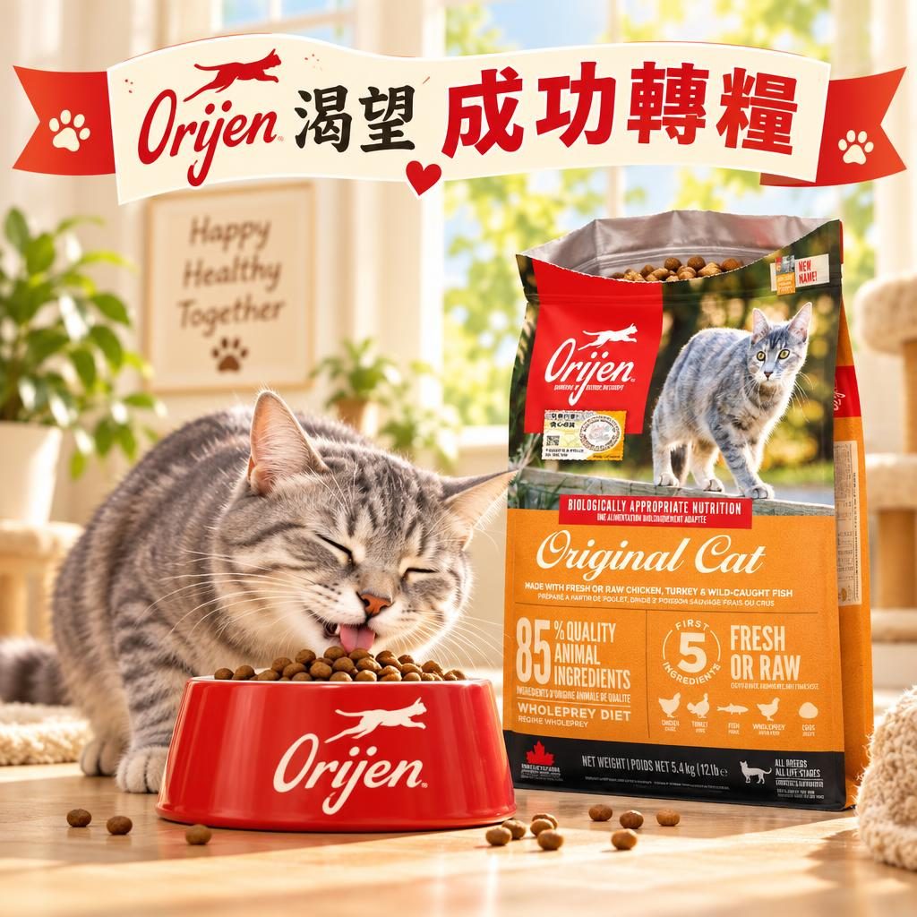 Orijen 渴望 food transition 場景