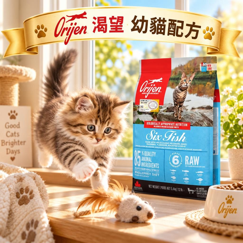 幼犬貓適用渴望配方選擇指南|OCK54K幼貓糧+大型幼犬糧全面睇