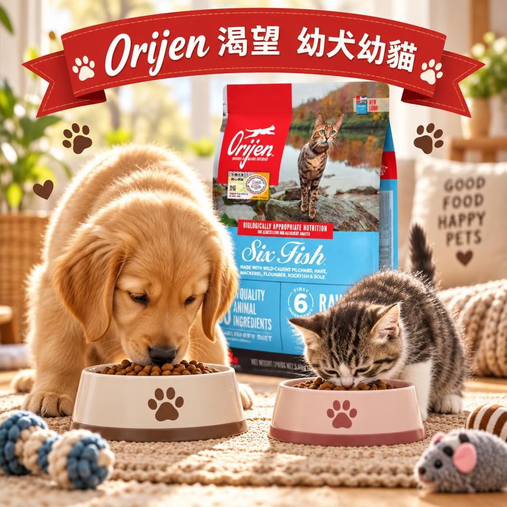 Orijen 渴望 puppy kitten 場景