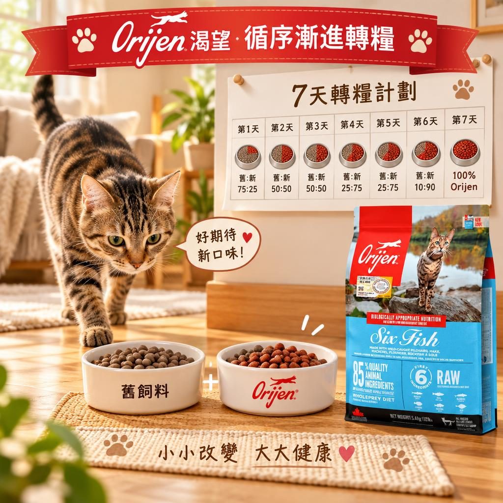 Orijen 渴望 soft stool 場景