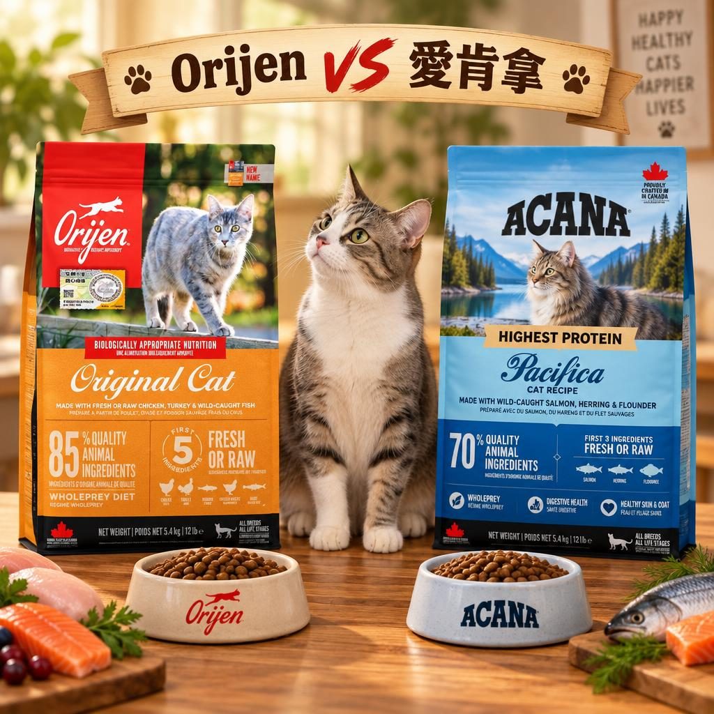 Orijen渴望 vs ACANA愛肯拿|同門兄弟點揀?全面比較指南