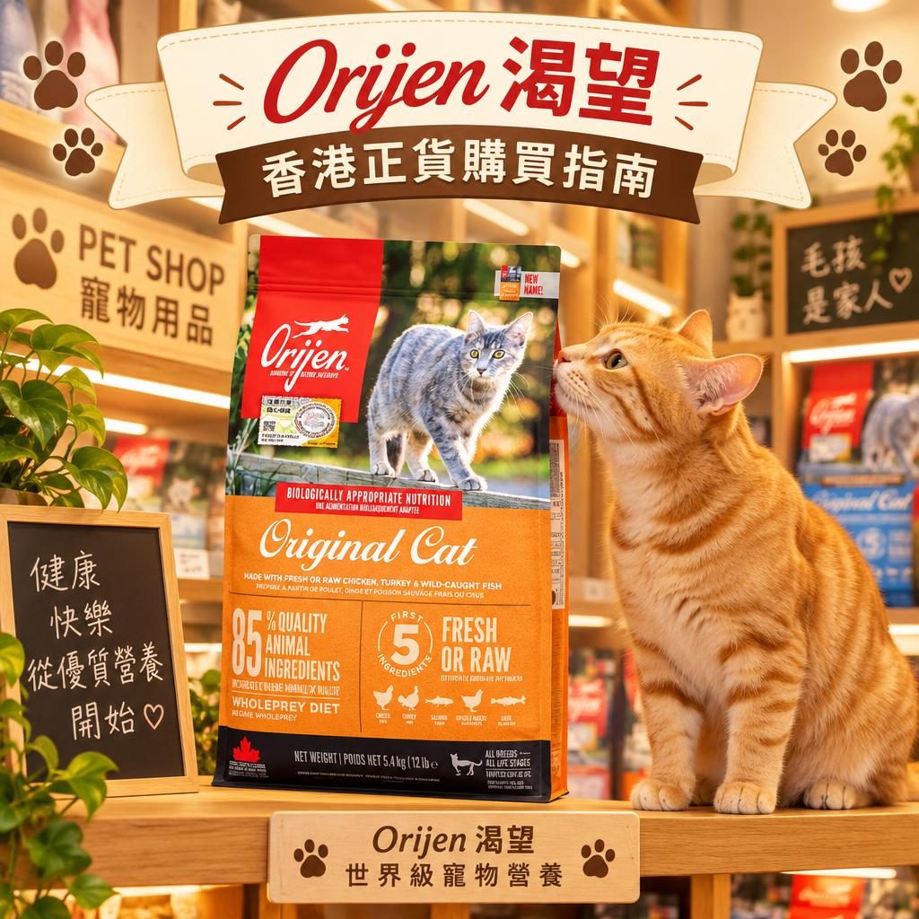 Orijen 渴望香港邊度買正貨?官方授權經銷商指南