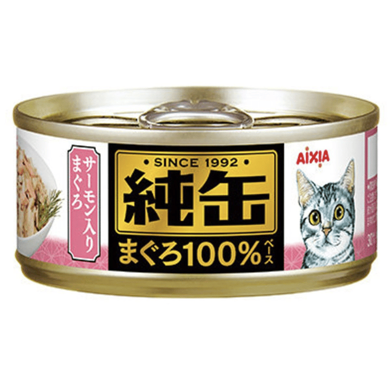 AIXIA 純缶 吞拿魚+三文魚 65g (JMY-26)