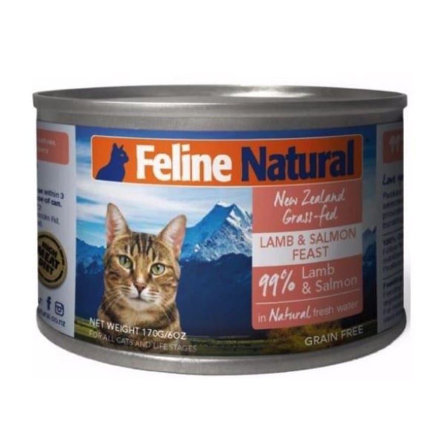 Feline Natural 主食罐 羊肉及三文魚盛宴 170g