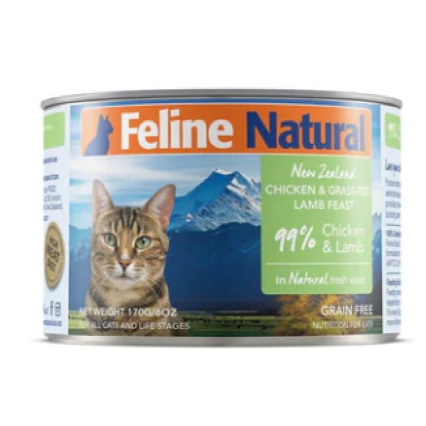 Feline Natural 主食罐 雞肉及羊肉盛宴 170g