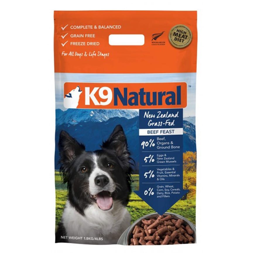 K9 Natural 狗糧 牛肉盛宴 3.6kg 凍乾