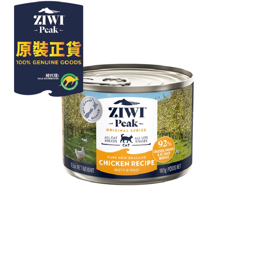 ZiwiPeak 貓罐頭 放養雞配方 185g