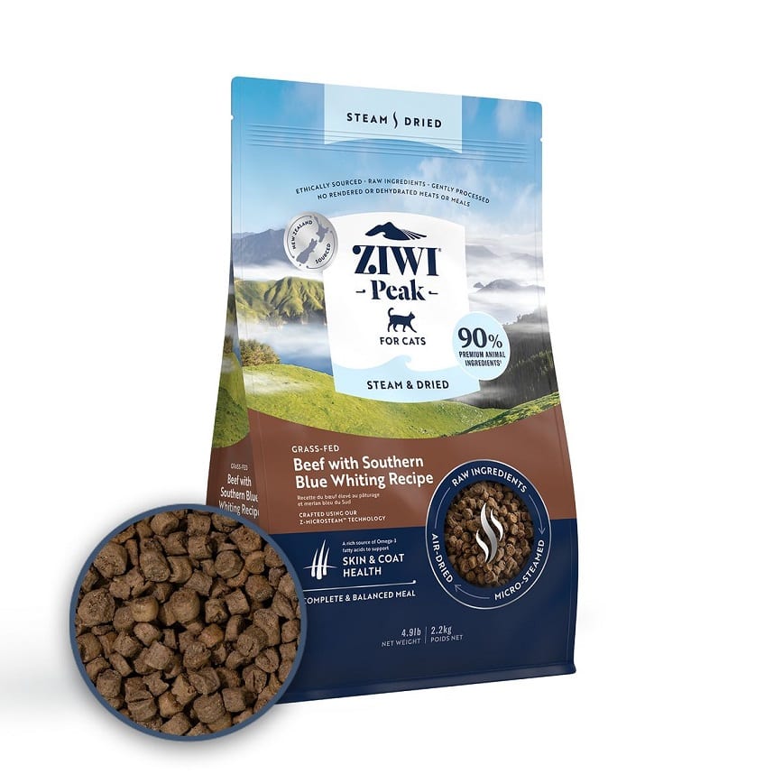 ZiwiPeak 微蒸風乾 草飼牛肉配南藍鱈 2.2kg