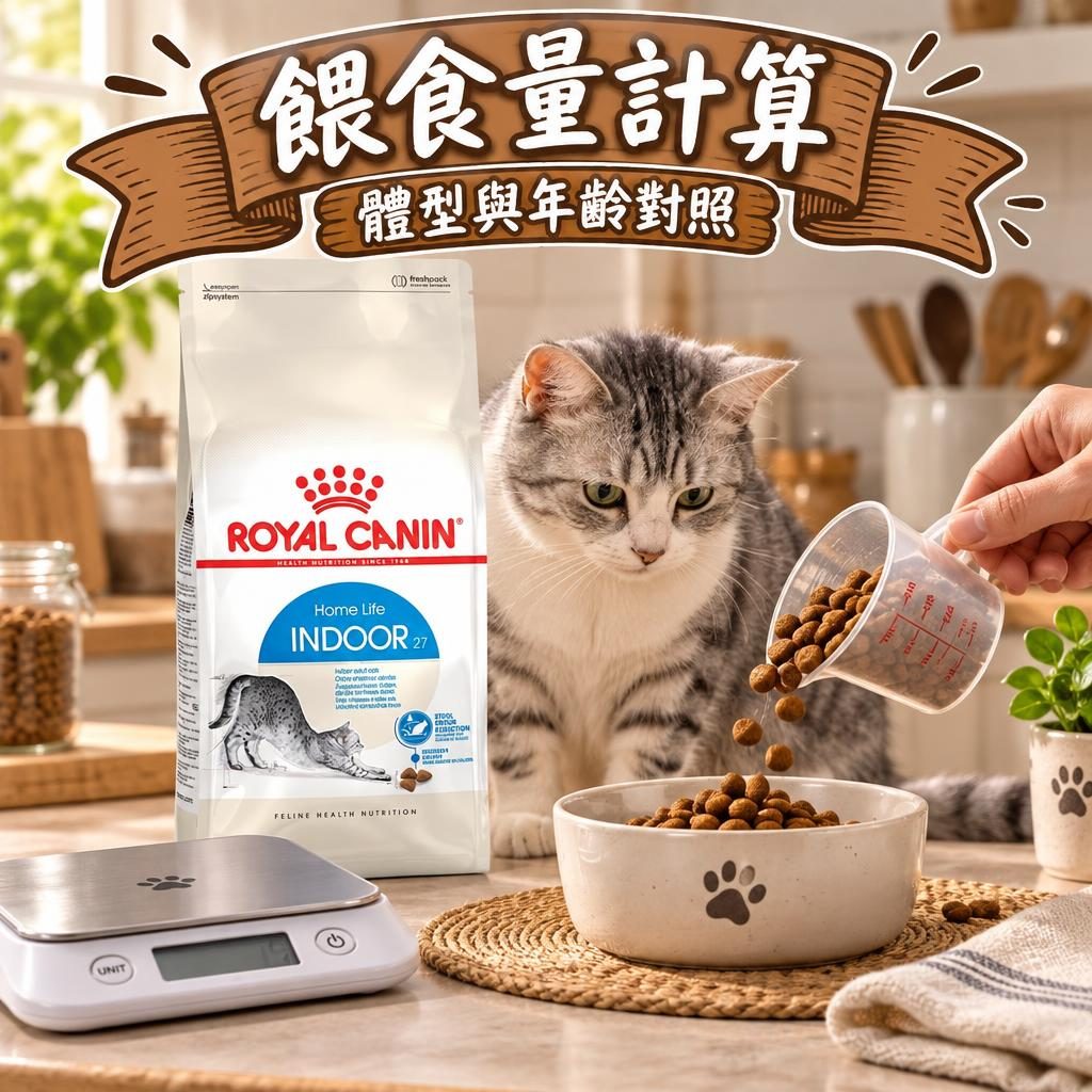 法國皇家餵食量計算:不同體型與年齡貓狗每天應該食幾多?