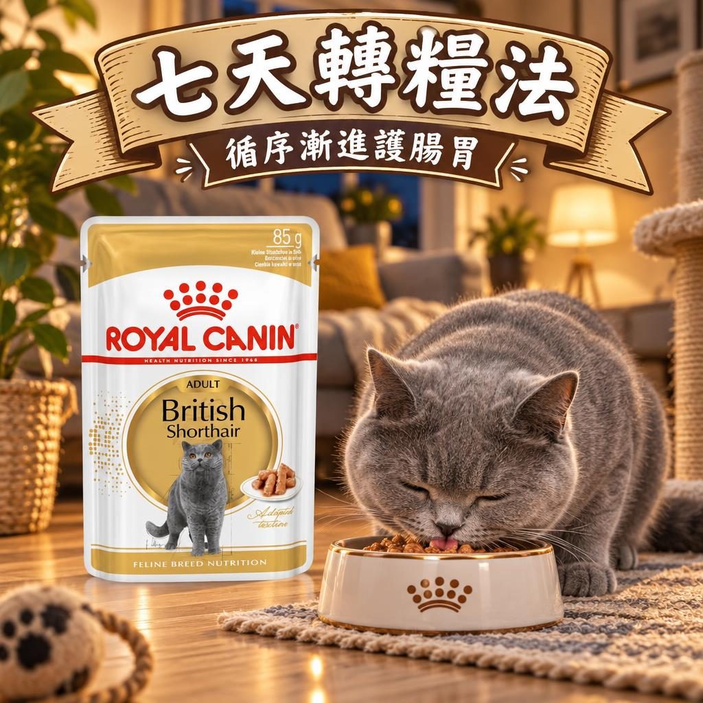 法國皇家 royal-canin-food-transition 情境圖