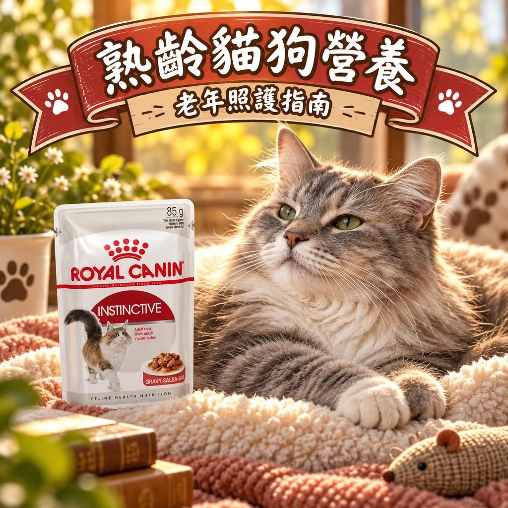 Royal Canin 老年犬貓熟齡營養:12+ 濕糧、腎臟處方線點揀?