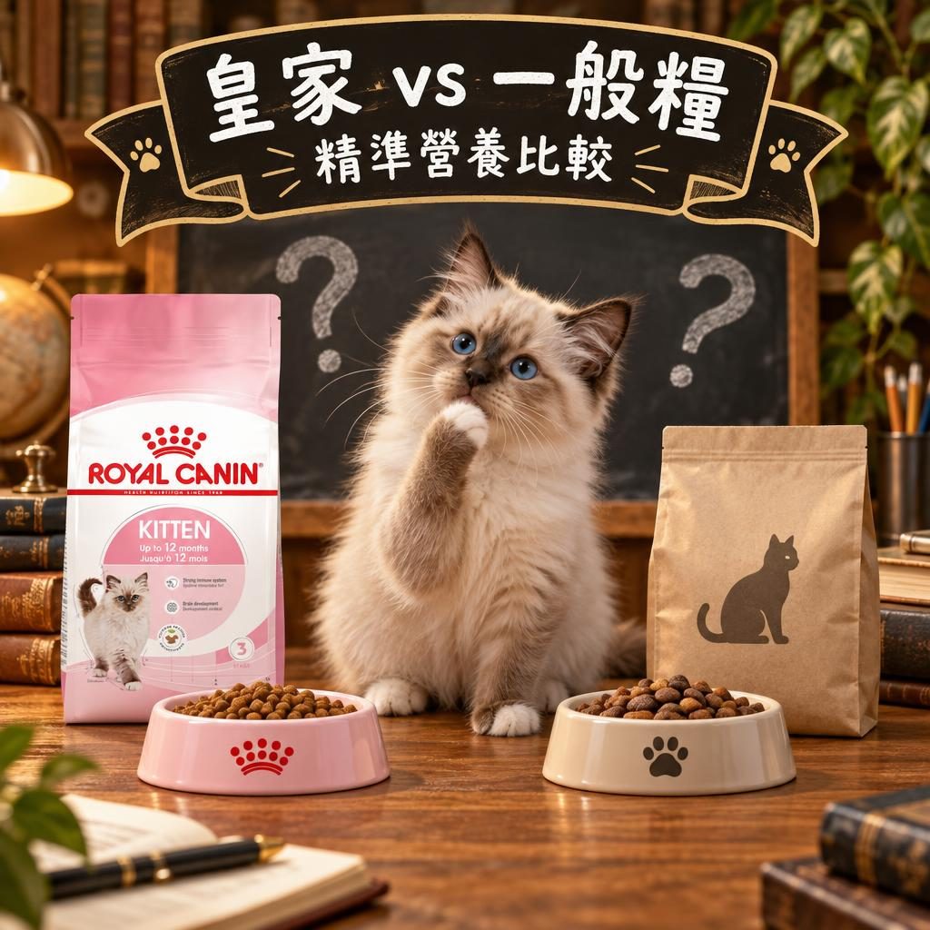 法國皇家 vs 一般寵物糧:研發邏輯、品種專屬與渠道有咩唔同?