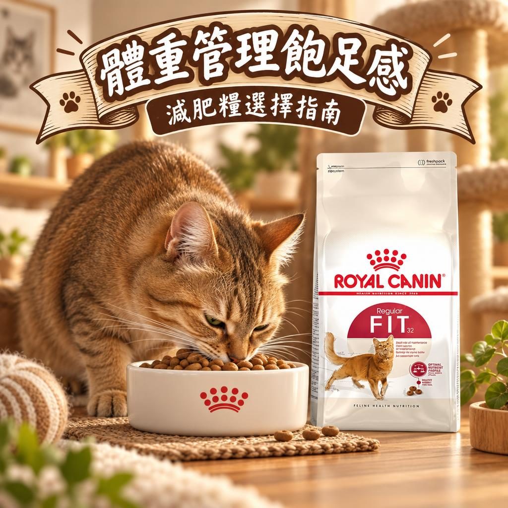 Royal Canin 減肥糧與飽足感配方:貓狗控制體重點揀?