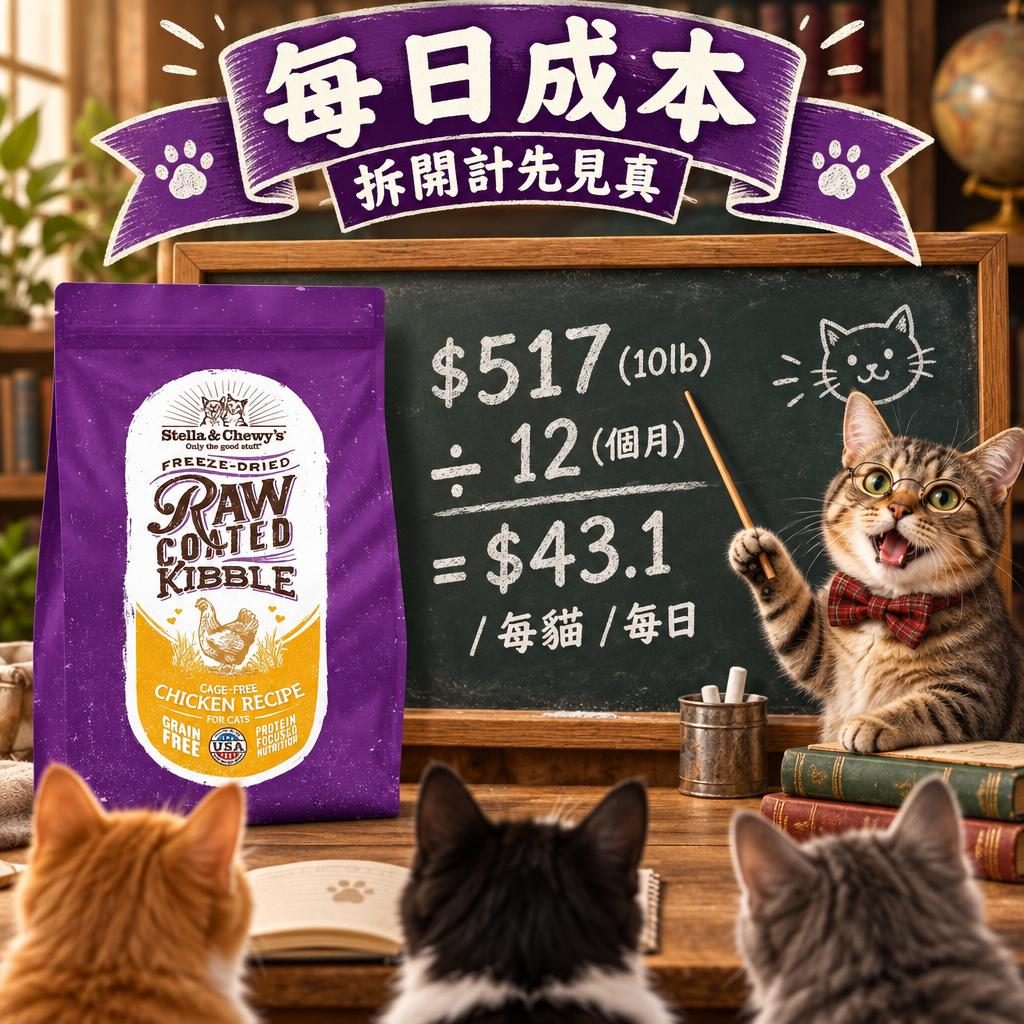 Stella & Chewy's 價錢及選購攻略:實價表、每日成本拆解、三步入門法