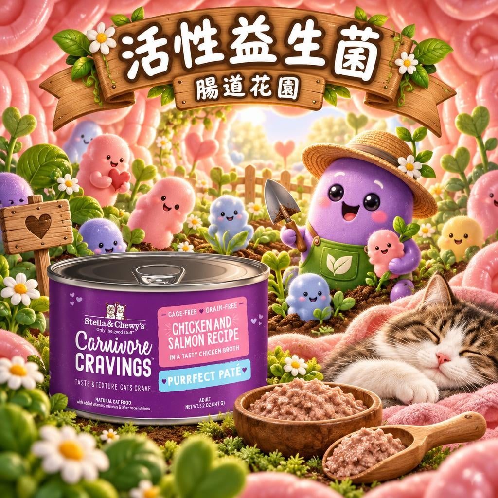 Stella & Chewy's 腸胃敏感與益生菌:火雞配方、骨湯肉醬點樣幫毛孩穩定肚仔