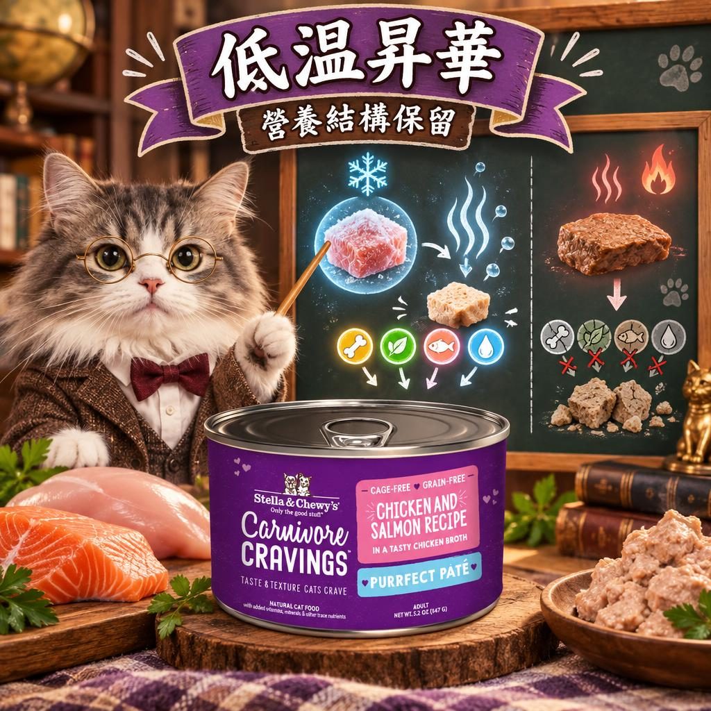 凍乾生食對貓狗嘅 5 大好處|點解 Stella & Chewy's 揀低溫昇華而唔係高溫烘焙
