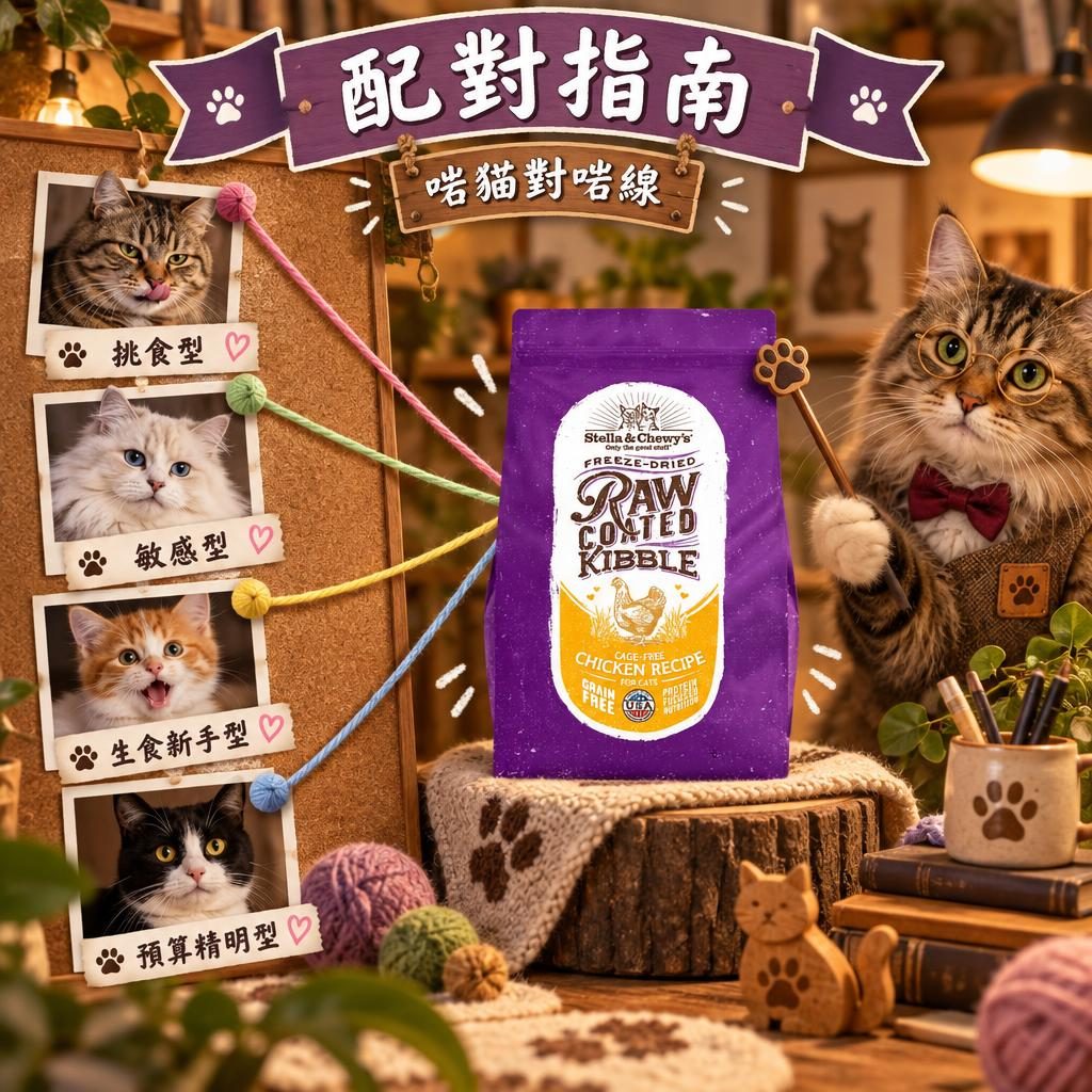 配對指南｜啱猫對啱線