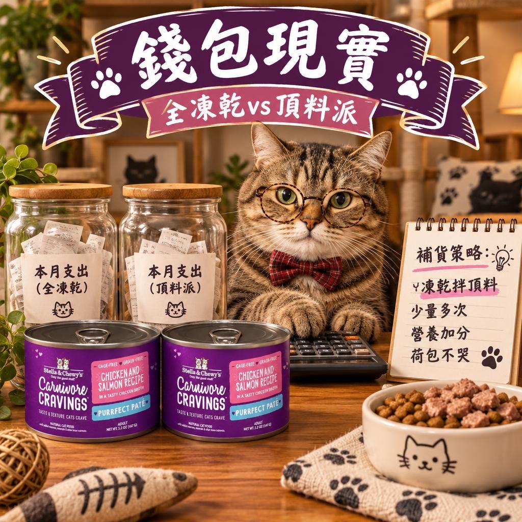 錢包現實｜全凍乾vs頂料派