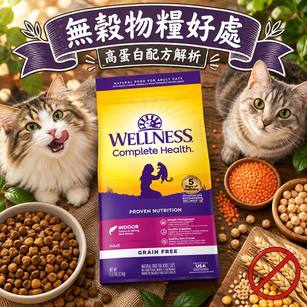 Wellness Core 無穀物糧真係比較好嗎?40% 高蛋白背後的真相