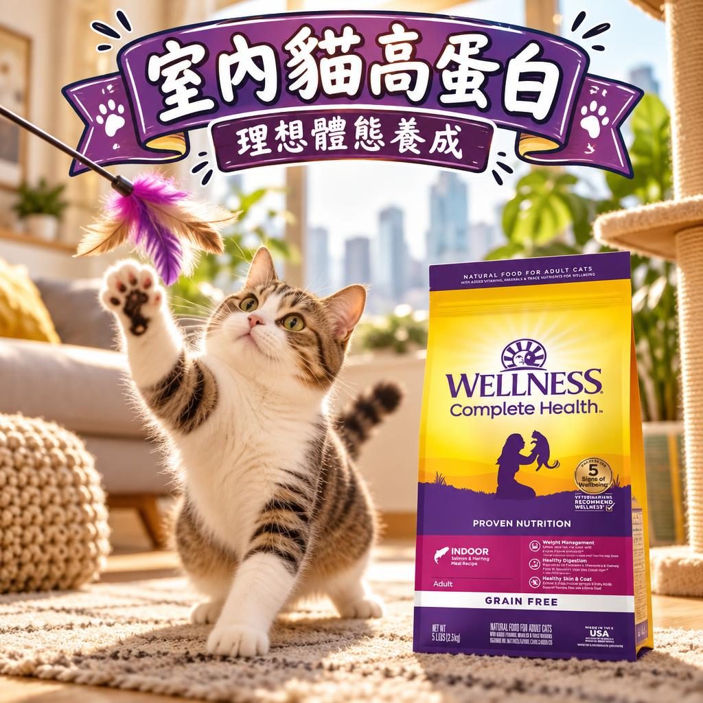 室內貓餵 Wellness Core:高蛋白點樣維持理想體態唔會越養越圓