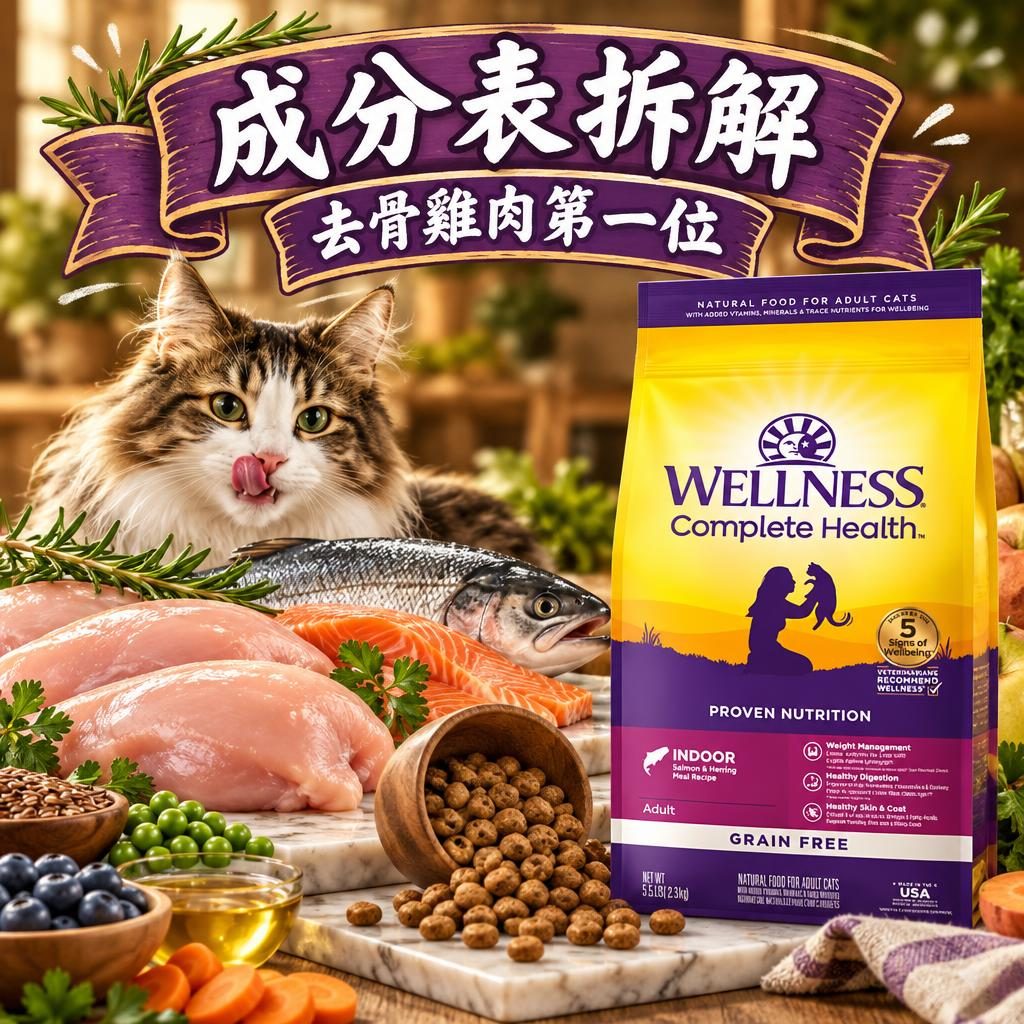 Wellness Core 成分表大拆解:去骨雞肉、益生菌、葡萄糖胺逐項睇