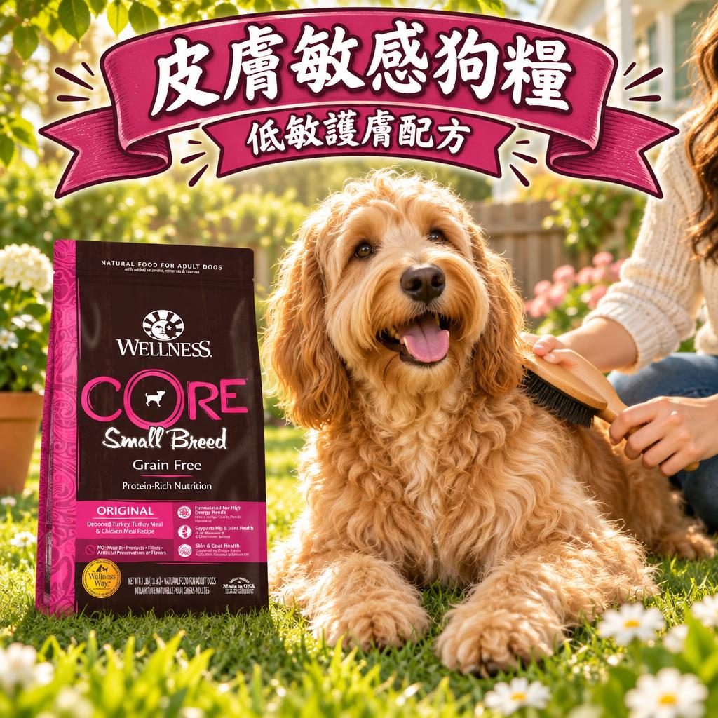 狗皮膚敏感痕癢點算好?低敏飲食思路同 Wellness Core 火雞雞肉配方拆解