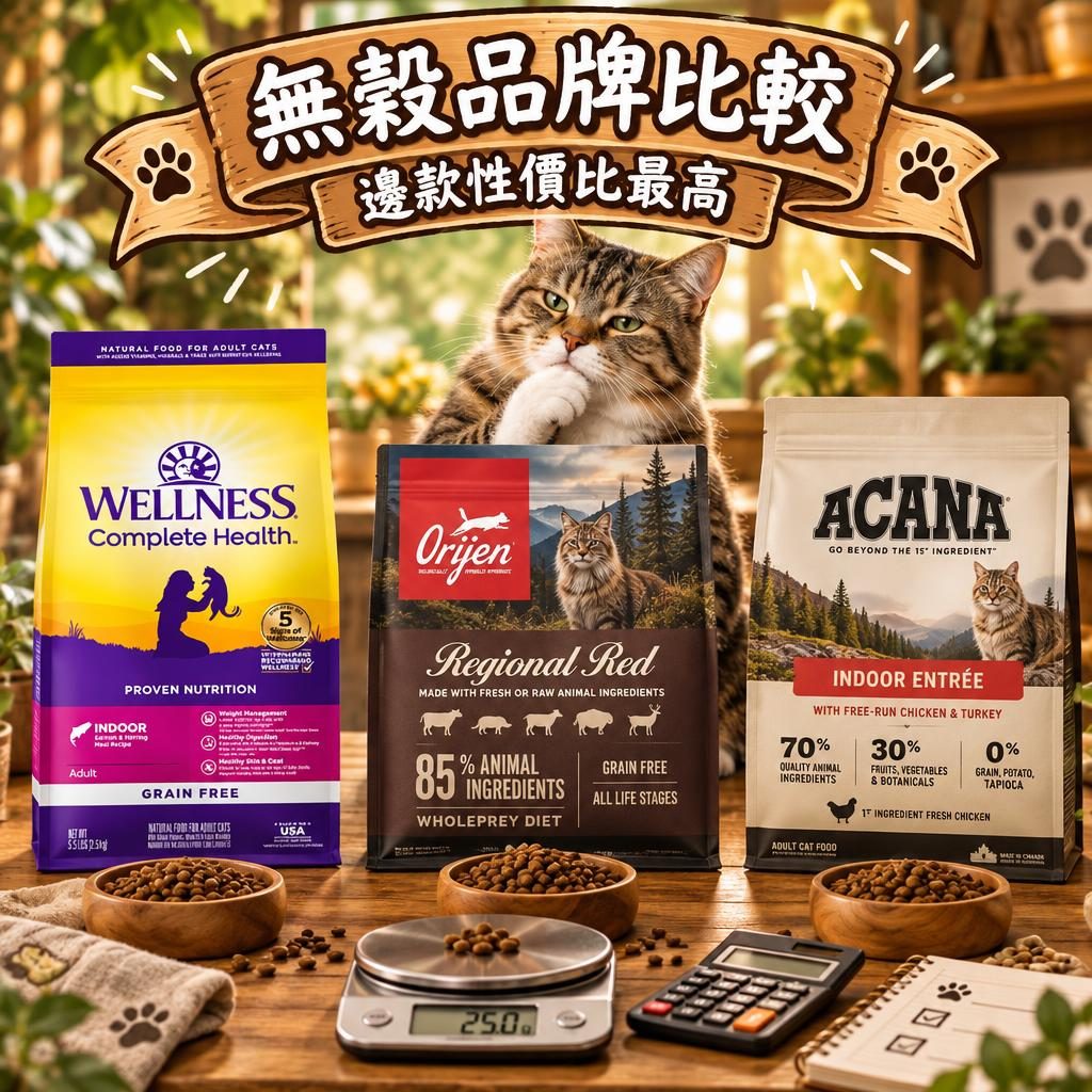 Wellness Core 同其他無穀物品牌點揀?Orijen、CANAGAN 價格配方全面對照