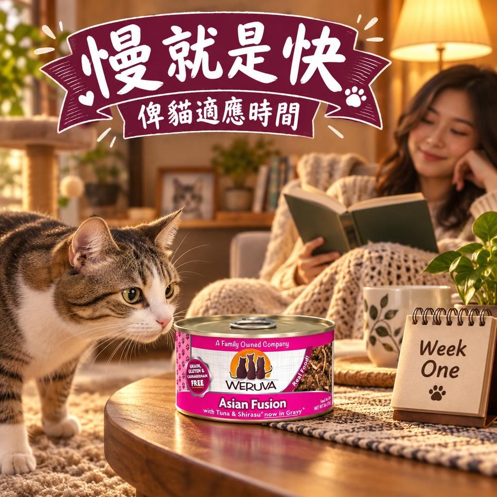 慢就是快｜俾貓適應時間