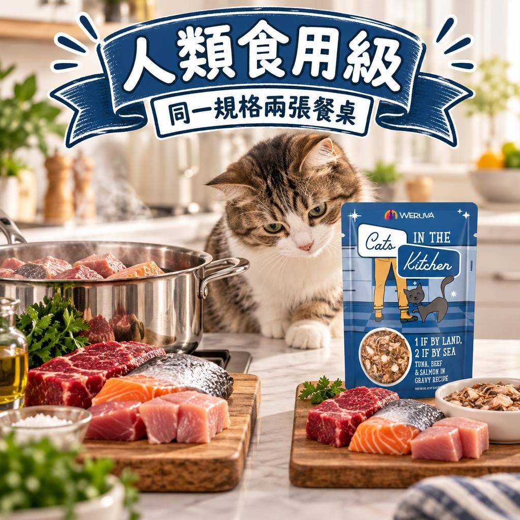 什麼是人類食用級寵物食品？WeRuVa 的 USDA 食材、人手處理同泰國工廠實況