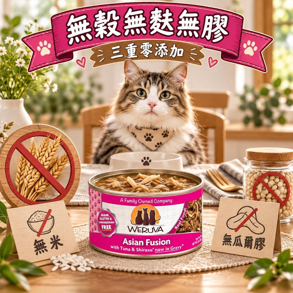 無穀無麩無膠|三重零添加