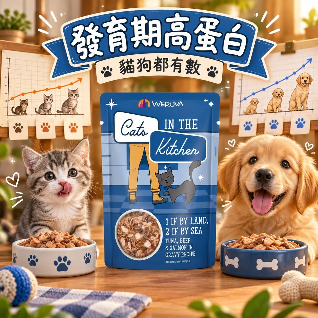 發育期高蛋白｜貓狗都有數
