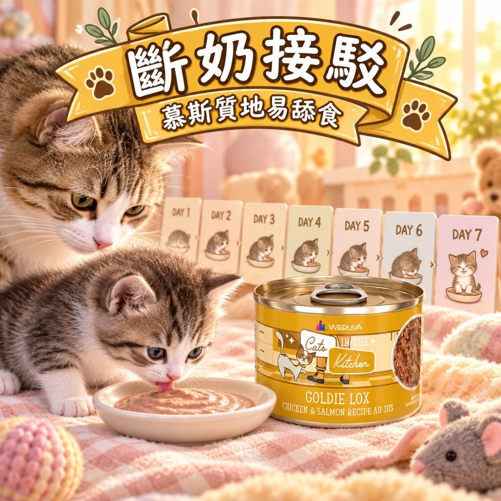 斷奶接駁｜慕斯質地易舔食