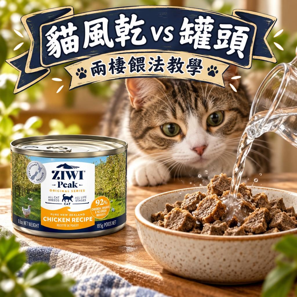 ZiwiPeak ziwipeak-cat-airdried-vs-can 情境圖