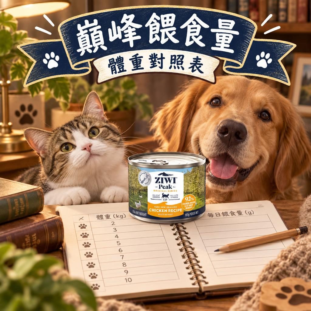 ZiwiPeak ziwipeak-feeding-amount 情境圖