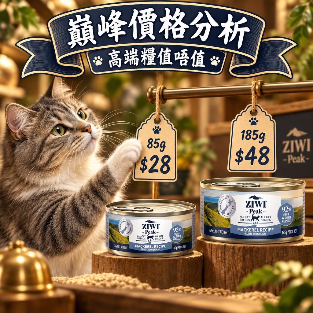 ZiwiPeak 貴不貴?罐頭與風乾糧每日成本分析(港價實算)