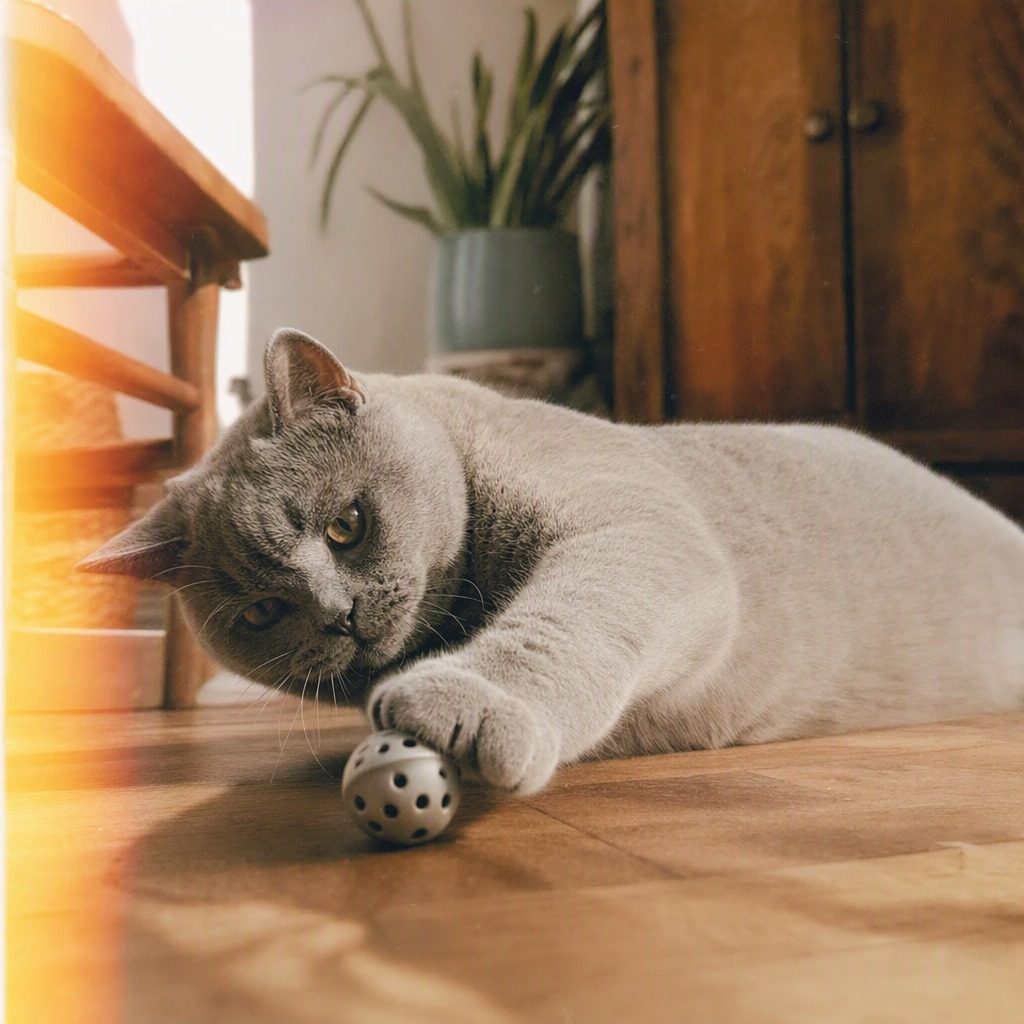 英國短毛貓 British Shorthair嘅生活照