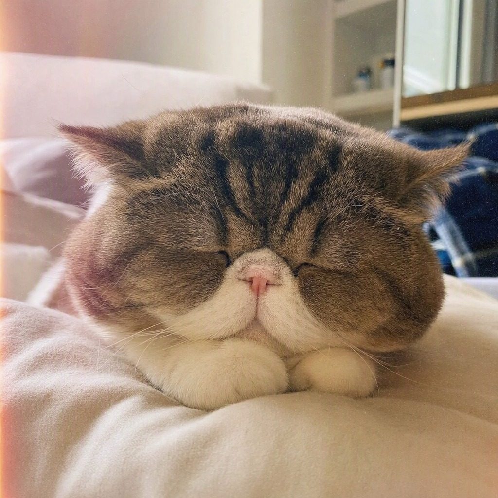 異國短毛貓 Exotic Shorthair嘅生活照