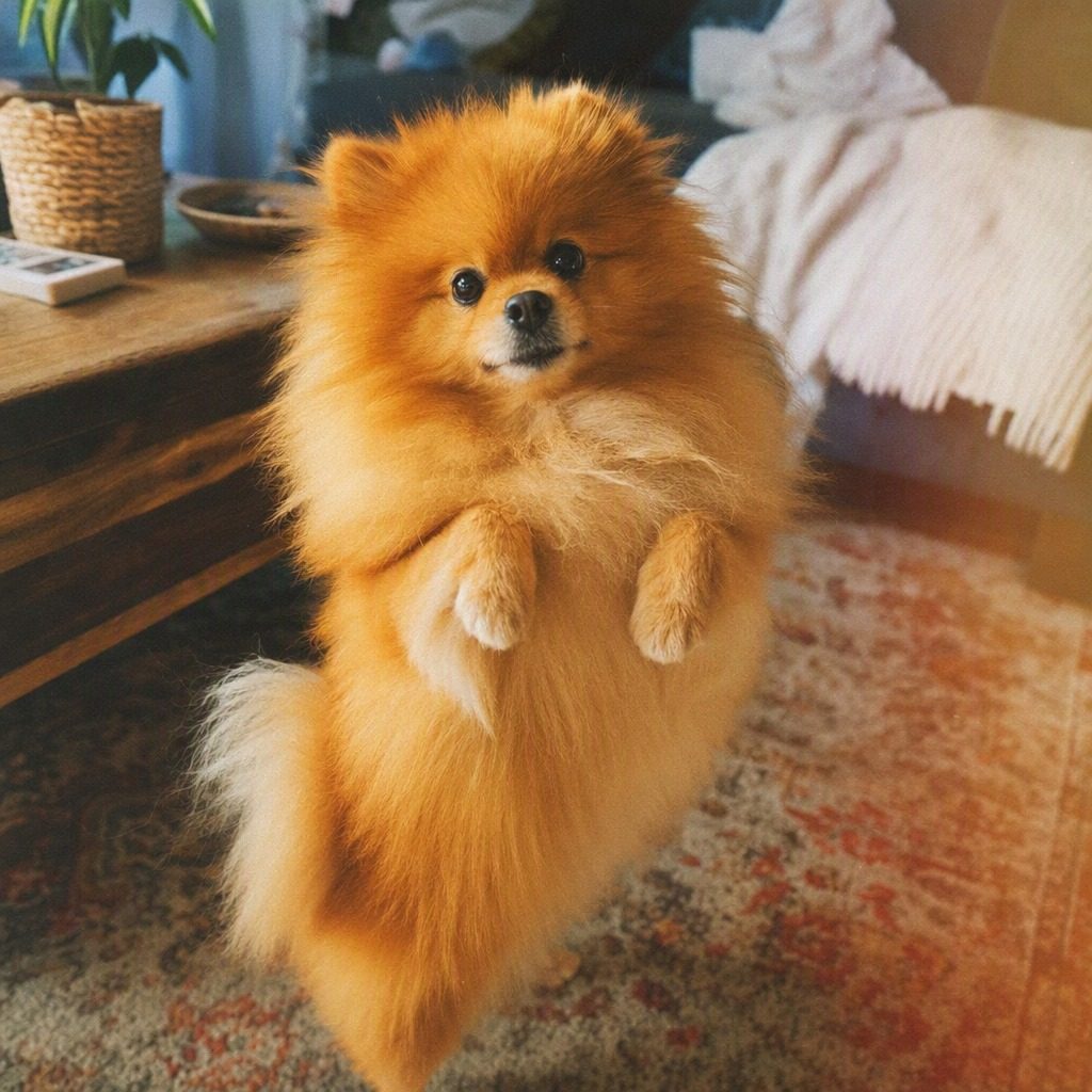 松鼠狗 Pomeranian嘅生活照