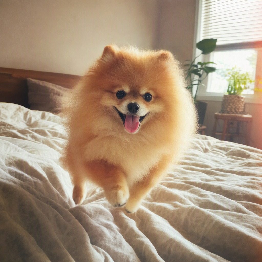 松鼠狗 Pomeranian嘅生活照