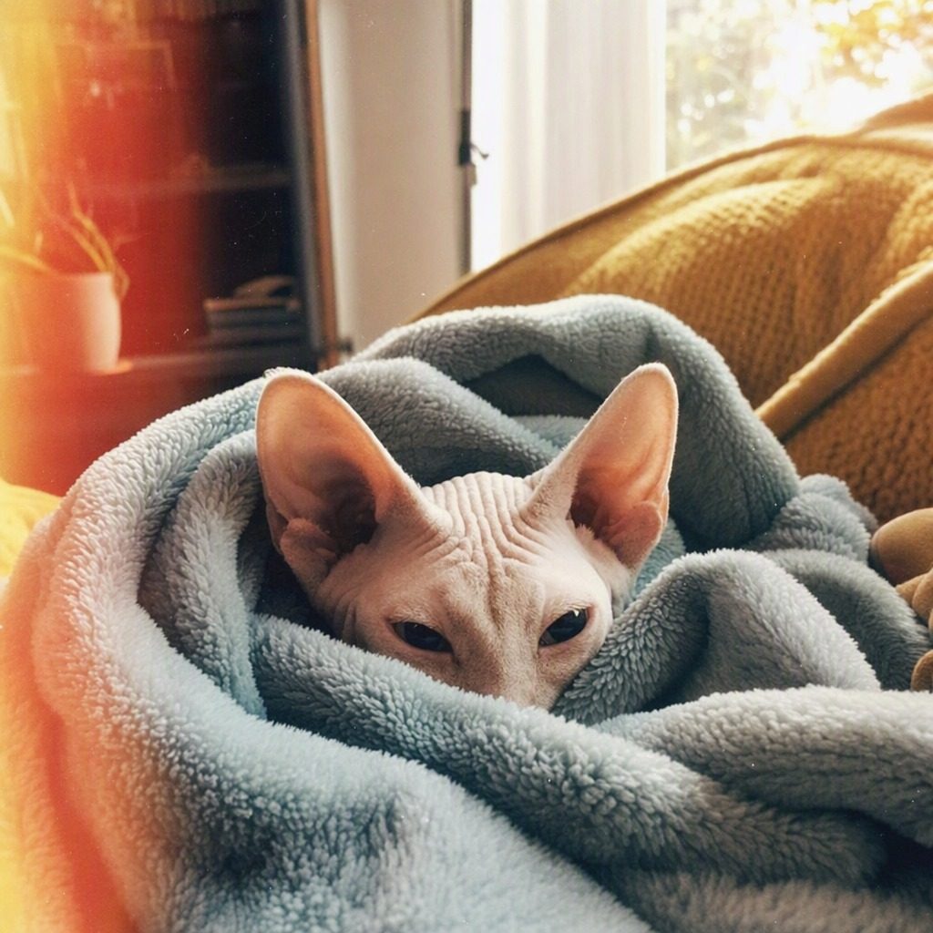 無毛貓 Sphynx嘅生活照