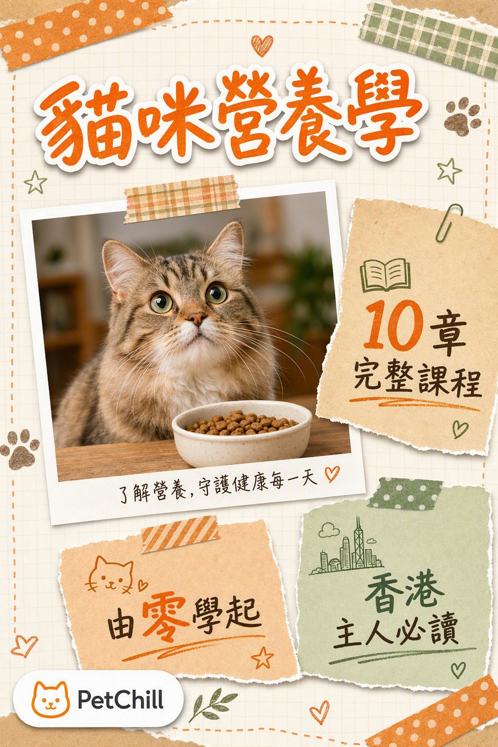 貓咪營養學課程封面
