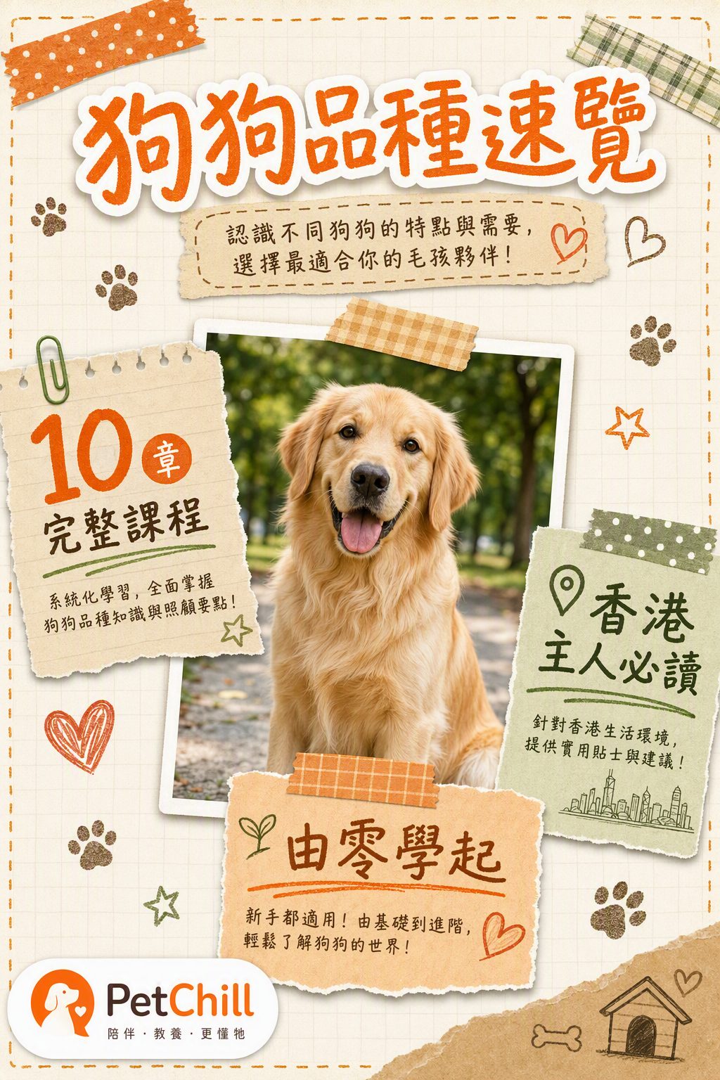 狗狗品種速覽課程封面