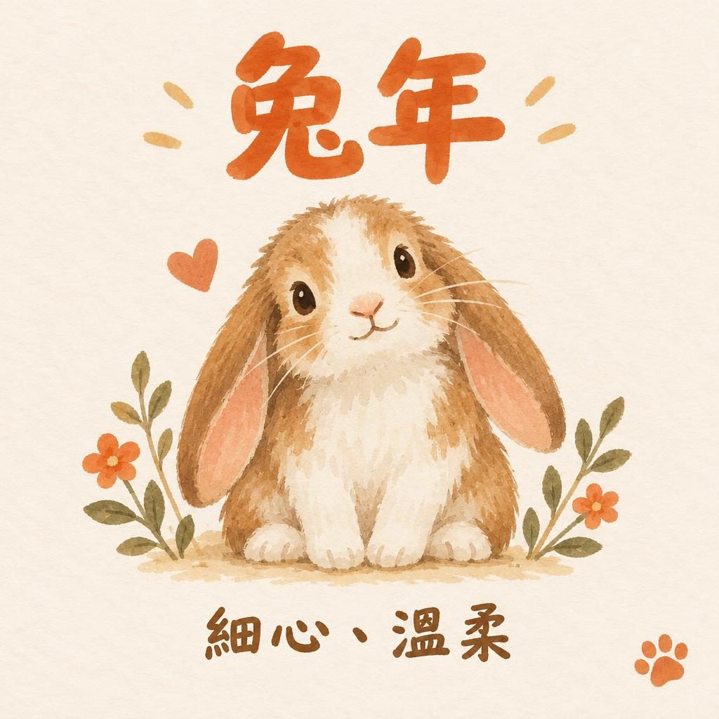美芝 嘅兔年卡