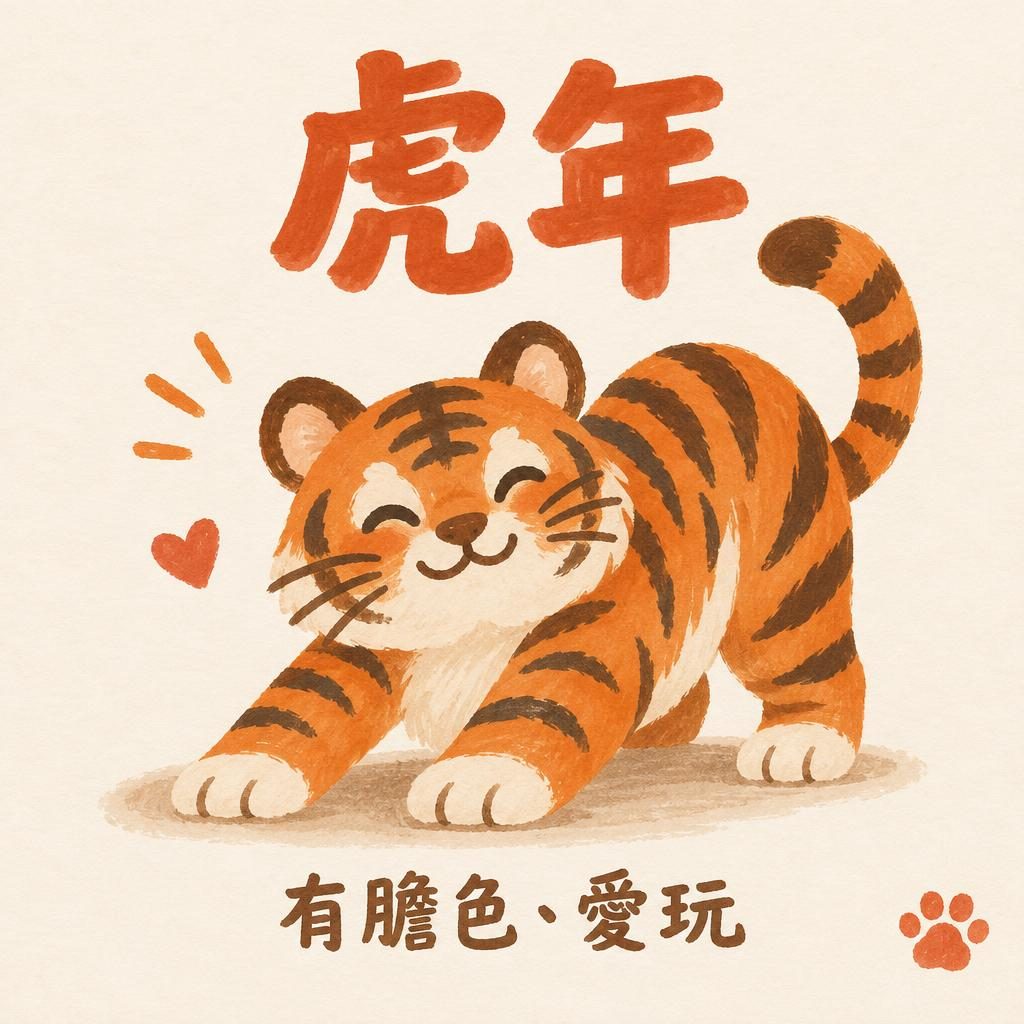 Bailey 嘅虎年卡